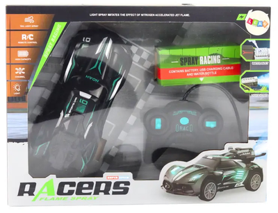 Auto zdalnie sterowane Lean Toys Police Czarne (15663) (5905679071878)