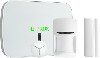 Комплект системы безопасности U-Prox MPX G, U-Prox PIR, U-Prox WDC, U-Prox Keyfob White (4820261371352)