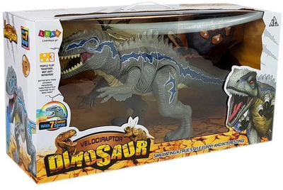 Dinozaur zdalnie sterowany Lean Toys T-Rex Brązowy (7069) (5904665998472)