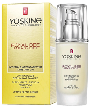 Крем для підборіддя, шиї та зони декольте Yoskine Royal Bee Japan-Lift Зміцнюючий 75 мл (5900525054678)
