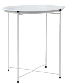 Stolik kawowy HOMLA STALDIS 47 x 47 x 47 cm biały (5904183868707)