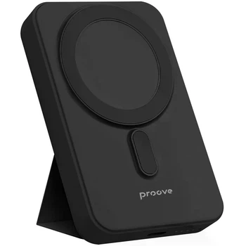 Портативна батарея Proove Hyperion 20W 10000mAh, бездротова зарядка, павербанк чорний (PBHN15020001)