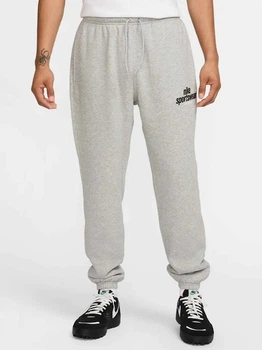 Spodnie dresowe męskie Nike M Nk Club BB CF Pant Nsw Gfx HJ2185-063 S Szare (197859221561)