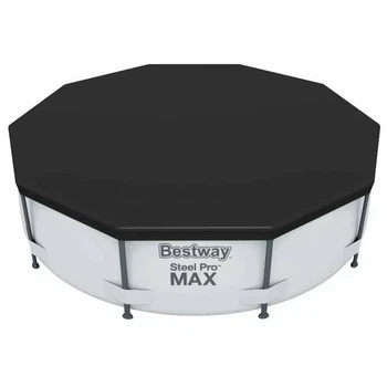 Захисний тент-покриття для каркасного басейну Bestway 58037, 366 см, для чистоти води 3660