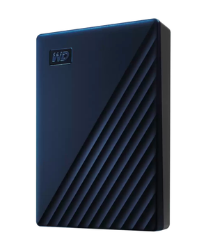Портативний жорсткий диск для макбуків WD My Passport for Mac 5 TB (WDBA2F0050BBL-WESN) синій