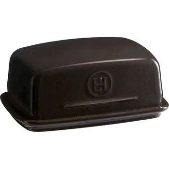 Масляна з кришкою Emile Henry Kitchen Tools чорний трюфель 17х11х7, 5см 710225