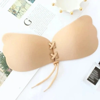 Невидимый бюстгальтер на клейкой основе Fly Bra Бежевый чашка B