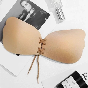 Невидимый бюстгальтер на клейкой основе Fly Bra Бежевый чашка А