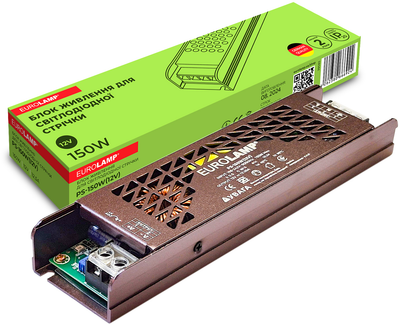 Блок живлення EUROLAMP для світлодіодної стрічки 150W 12V 12.5A