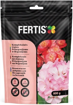 Комплексное минеральное удобрение для герани и бегонии Fertis (Фертис) , 0.8кг, NPK 12.8.16