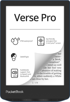 Czytnik e-booków PocketBook 634 Verse Pro Azure (PB634-A-WW)