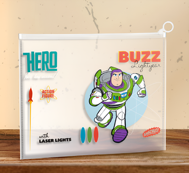 Папка с бегунком А4 Buzz Lightyear «Toy Story» (Баз Лайтер «История Игрушек»)