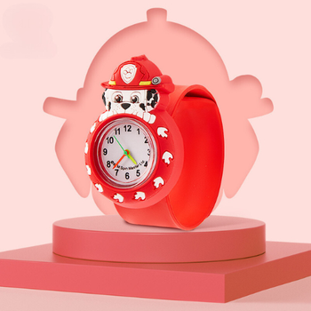 Часы детские наручные Paw Patrol Маршал Пожарник красные