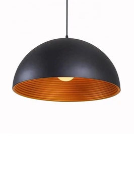 Люстра підвісна Semicircle (Black) Чорний+Золотистий E27 (Стандарт) (SDLC-00124)