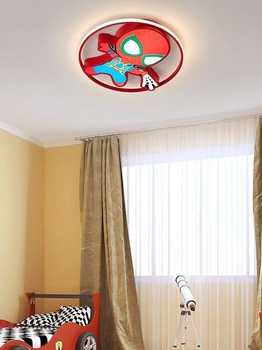 Люстра пристельова Pigmy Spider-Man Червоний/Синій/Чорний LED (SDLC-00048)