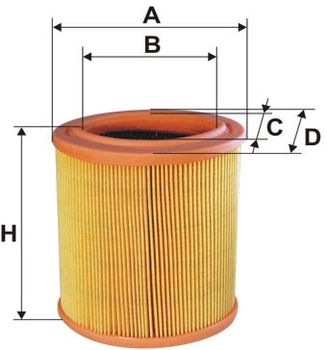 Фільтр повітряний WIX Filters WA6524 (324251)