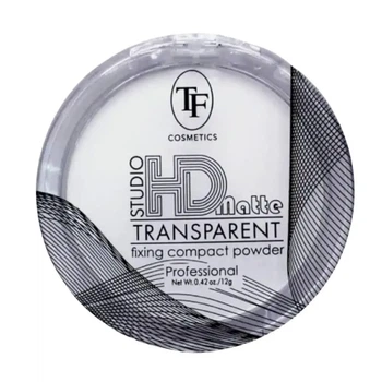 Пудра прозрачная для фиксации макияжа Triumf HD Matte Transparent fixing Compact Powder CTP-25