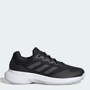 Жіночі кросівки для тенісу Adidas Gamecourt 2 W ID1494 38.5 (5.5UK) 24 см Cblack/Cblack/Silvmt (4066756659622)