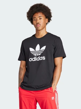 Футболка хлопковая мужская Adidas Originals Trefoil T-Shirt IU2364 S Черная (4066759619289)