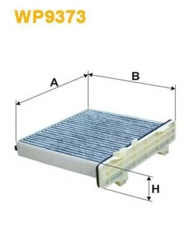 Фильтр салона Wix Filters (WP9373) (Mitsubishi Pajero III, Pajero IV) WIX Filters (WP9373)