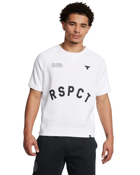 Футболка мужская Under Armour Project Rock Icon Fleece L Білий 1386884-100
