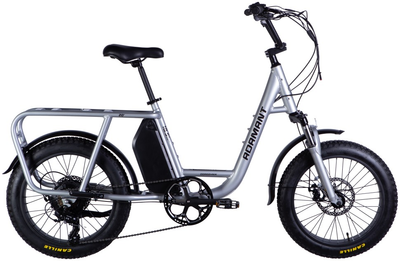 Велосипед з електроприводом 20" AL Dorozhnik eADAMANT DD FR рама-18,5" 48B 17.5А*г 500Вт сріблястий 2025 (ELB-D-20-063)
