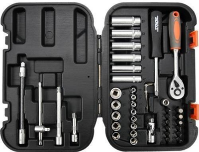 Zestaw nasadek STHOR 1/4" 42 elementy (58641)