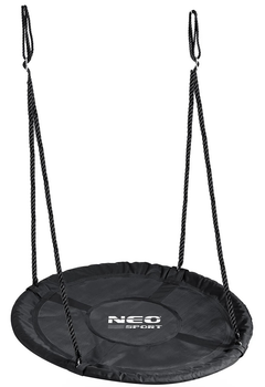 Садова гойдалка Neo-Sport Лелече гніздо NS-103 100 см Чорна (5903890627126)