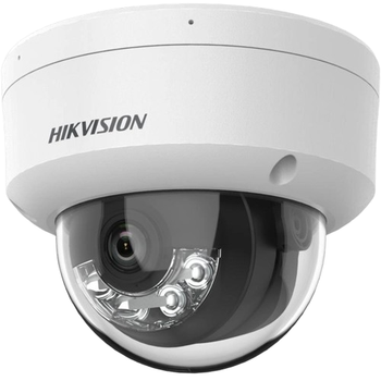 IP-видеокамера с микрофоном Hikvision DS-2CD1143G2-LIUF Smart Hybrid Light, 4 МП, фокус 4 мм, 12V DC/PoE, White