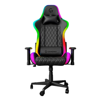 Крісло геймерське GamePro GC-700 Hero RGB Black