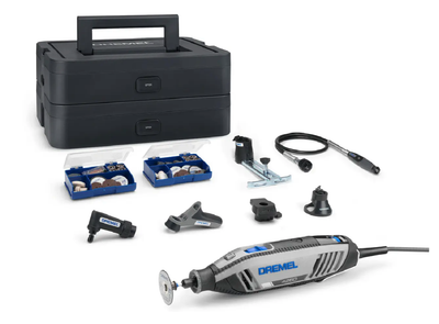 Многофункциональный гравер Dremel 4250 Platinum+ с 6 насадками и 128 аксессуарами в кейсе