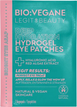 Патчі під очі BIO:VEGANE Deep Hydration Hydrogel Eye Patches для глибокого зволоження №2 (4051424600150)