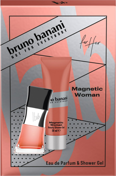 Набір для жінок Bruno Banani Magnetic Woman Парфумована вода 30 мл + Гель для душу 50 мл (3616304211348)