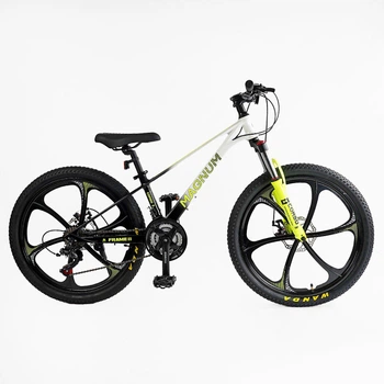 Велосипед Спортивний Corso MAGNUM 24" дюймів MN-24637 рама магнієва 11'' обладнання Shimano 21 швидкість