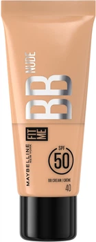 Увлажняющий легкий крем-уход для лица Maybelline New York Fit Me BB с тональным эффектом Nude 40 30 мл (3600531712792)