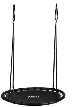 Садова гойдалка Neo-Sport Лелече гніздо Swingo 110 см Чорна (5903890627089) Садова гойдалка Neo-Sport Лелече гніздо Swingo 110 см Чорна (5903890627089)