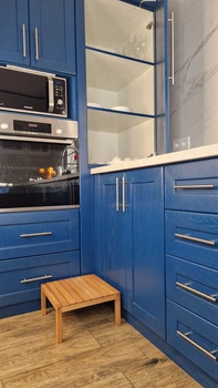 Табурет-підставка дерев'яна 36х36х18см WoodDecor покрита олією