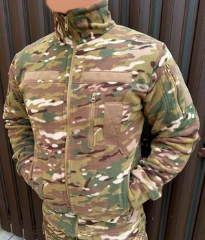 Військова флісова Кофта, Multicam, щільність 350, 52 (CT-136KMTP-52)