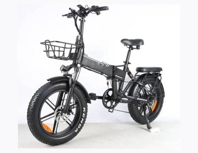 Електровелосипед Фетбайк TRIGO 20 дюймів (1200W, 48V,24Ah) Чорний