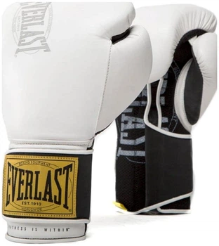 Боксерские перчатки EVERLAST 1910 CLASSIC TRAINING GLOVE белый Уни 12 унций