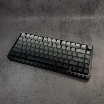 Ігрова механічна клавіатура Attack Shark X85 Black Gradient з RGB підсвіткою Hot Swap
