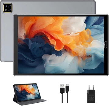 Планшет 10.1" JUSYEA J6 4/64Gb 8 ядер Android 10 6000 mAh Silver