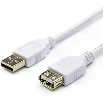 Удлинитель USB to USB 2.0 AM to AF 5 метров, белый