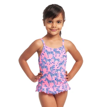 Детский купальник Funkita Toddler Girl's Belted Frill One Piece Twinkle Toes (FKS040G71749) размер 6 розовый 116