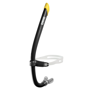 Дыхательная трубка для плавания фронтальная Arena SWIM SNORKEL PRO III черная (004826-501)