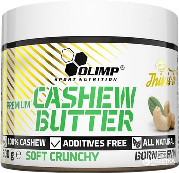 Паста Olimp Cashew Butter Soft Crunchy 300 г (5901330059575)