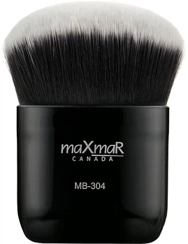 Кисть кабуки для пудры, румян и бронзера, черная - MaXmaR Brush MB-304 (839158-27234426)
