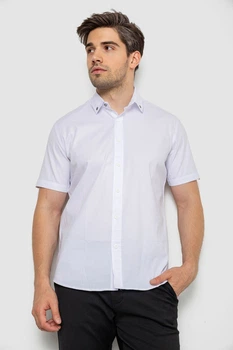 Сорочка чоловіча однотонна, колір білий, 214R830, AGER, розмір 4XL