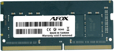 Pamięć RAM AFOX SO-DIMM DDR4-3200 8192MB PC4-25600 (AFSD48PH1P)