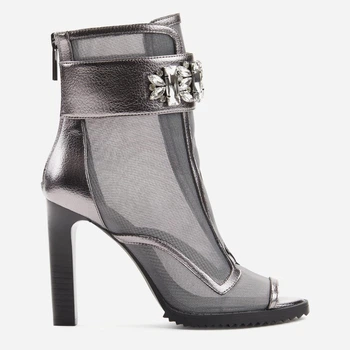 Женские ботильоны Karl Lagerfeld 166032180 36 Серебристые (1159837270)